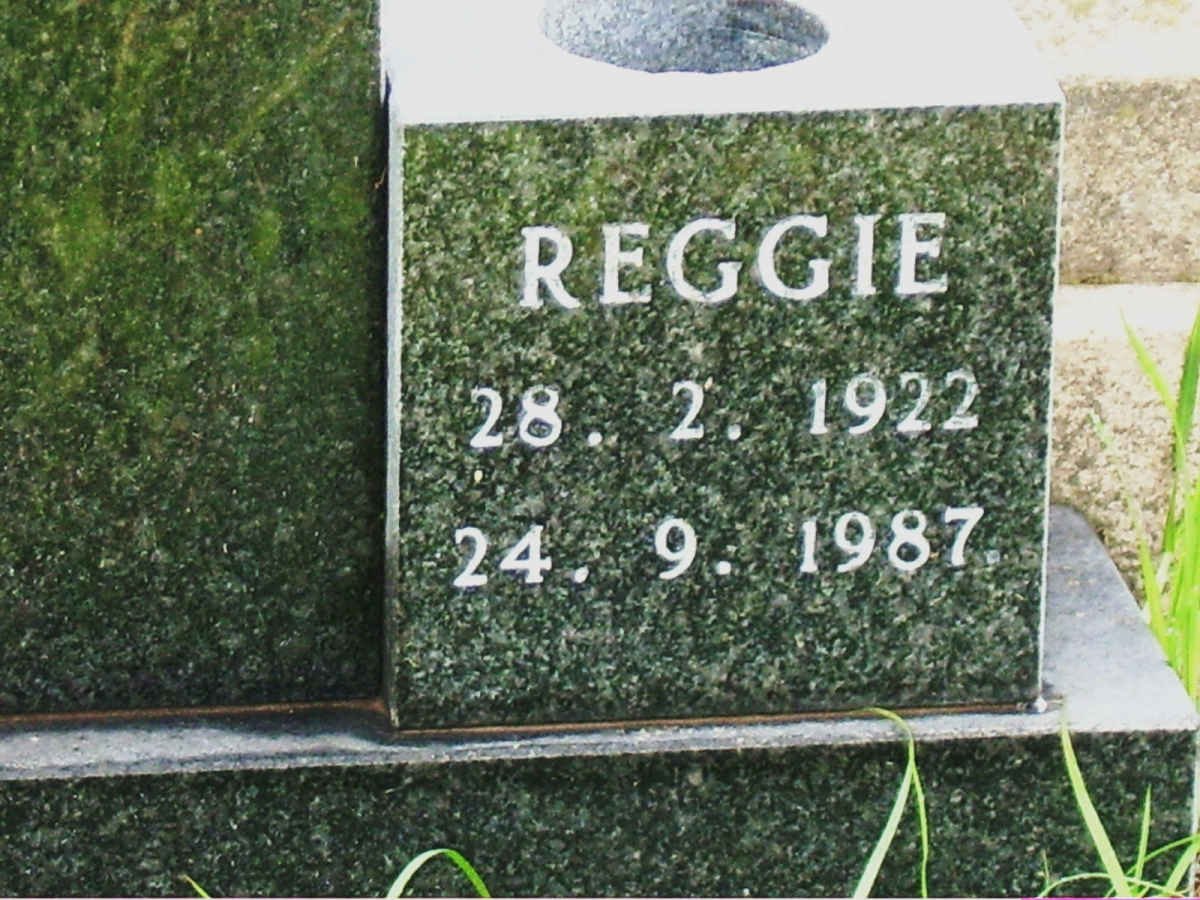POPE Reggie 1922-1987