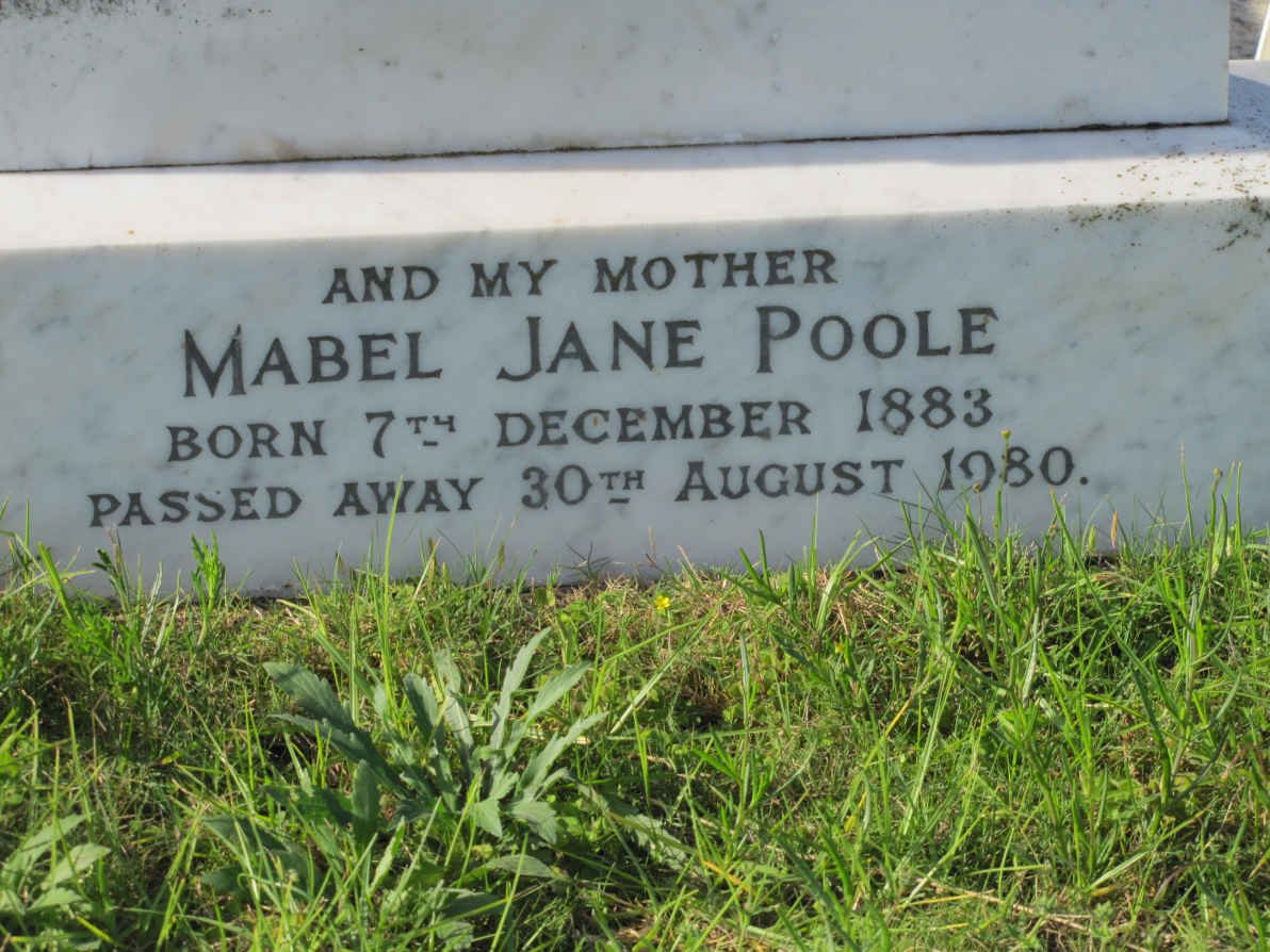 POOLE Mabel Jane 1883-1980