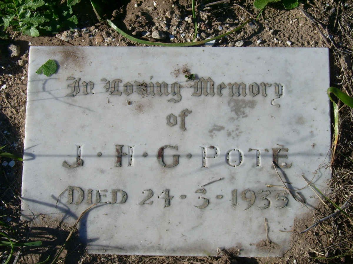 POTE J.H.G. -1935