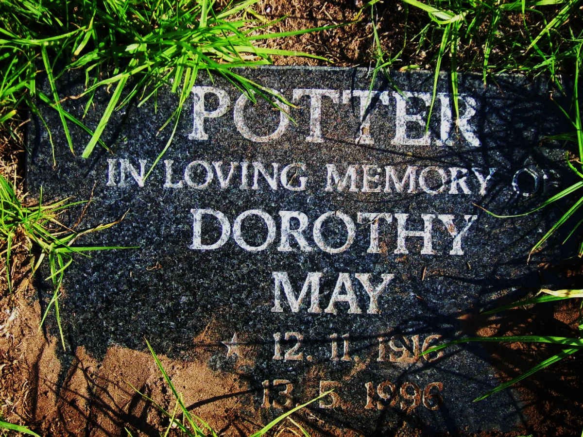 POTTER Dorothy May 1916-1996