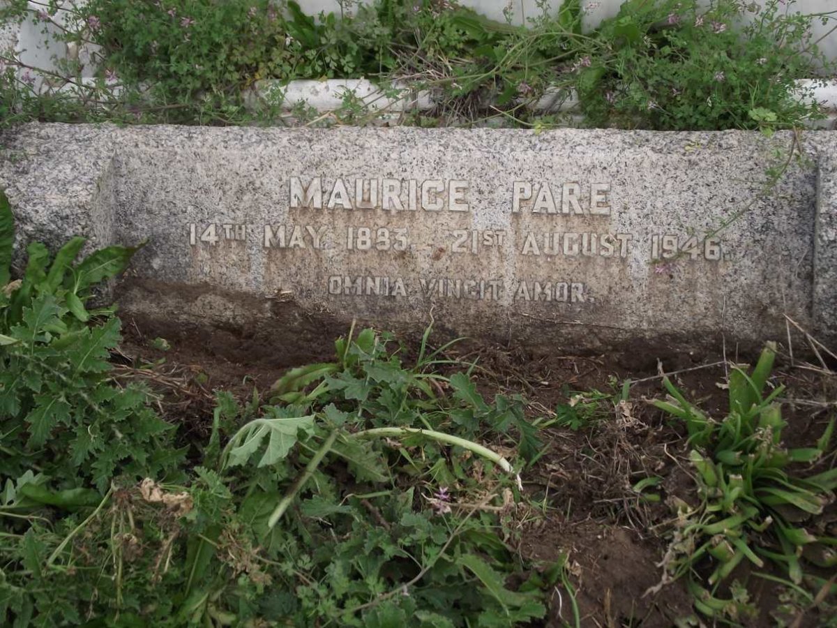 PARE Maurice 1883-1946