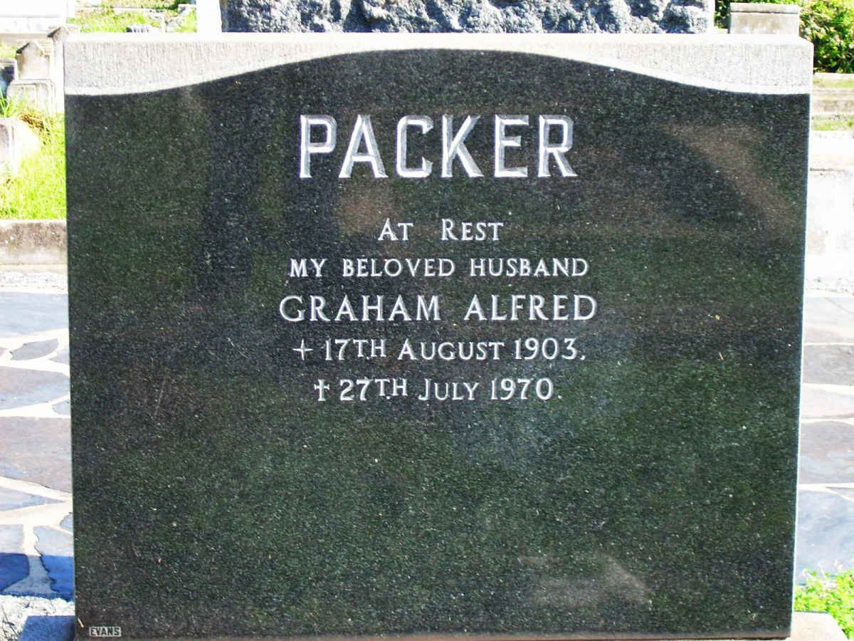 PACKER Graham Alfred 1903-1970
