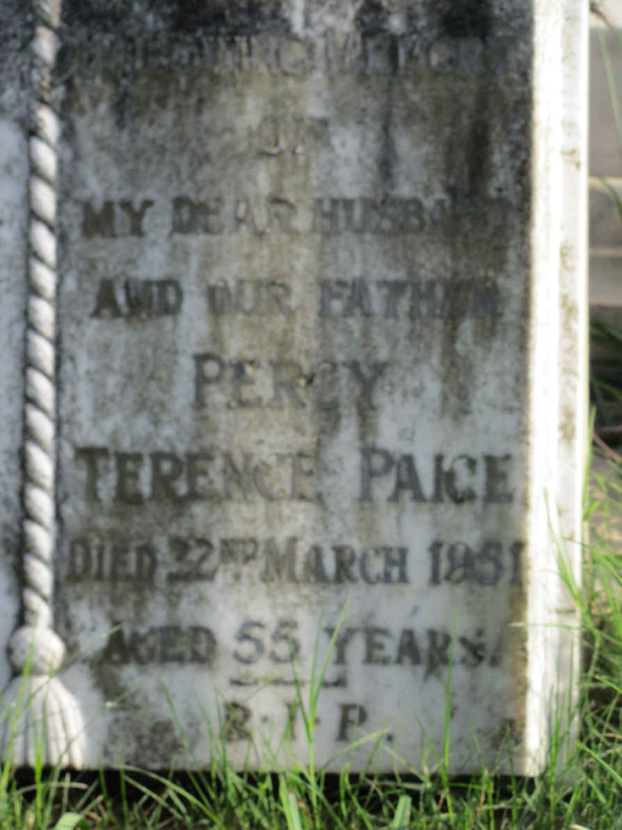PAIGE Percy Terence -1951 