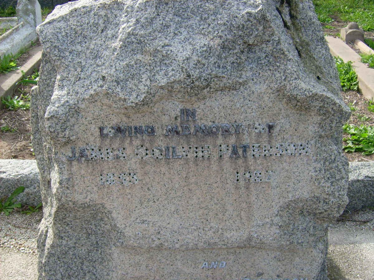 PATERSON James Ogilvie 1853-1927