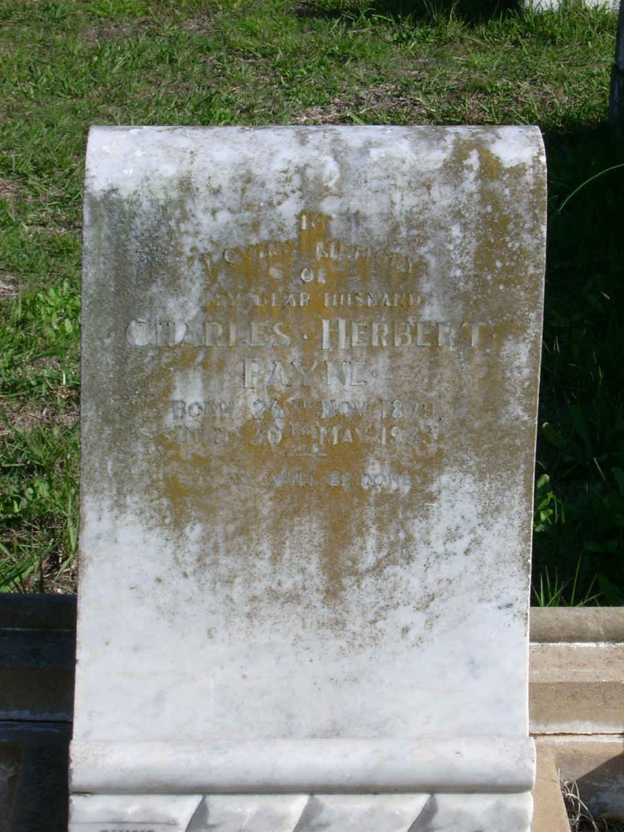 PAYNE Charles Herbert 1879-1933