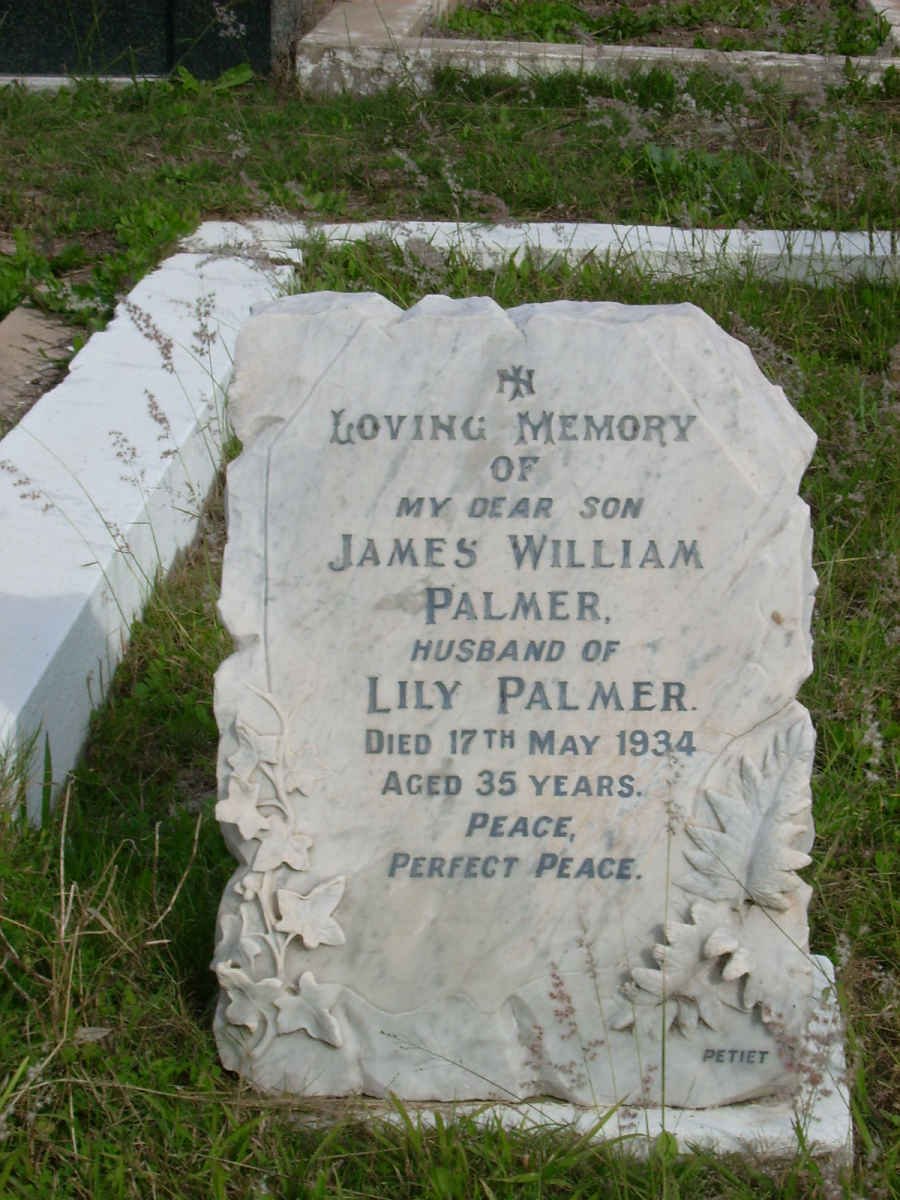 PALMER James William -1934 