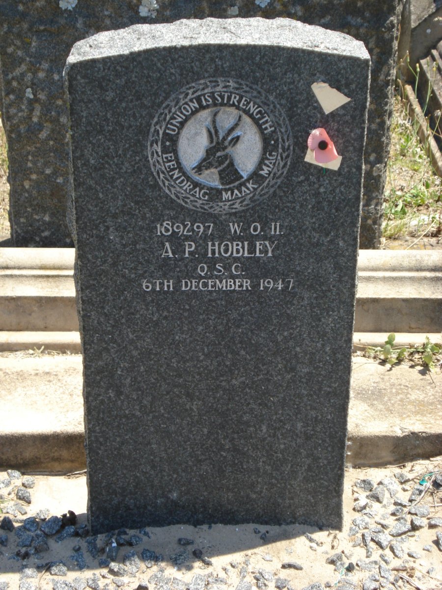 HOBLEY A. P. -1947