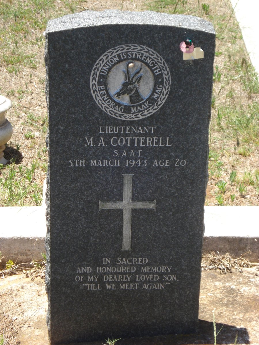 COTTERELL M. A. -1943