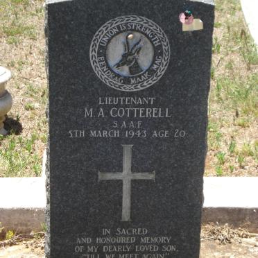 COTTERELL M. A. -1943