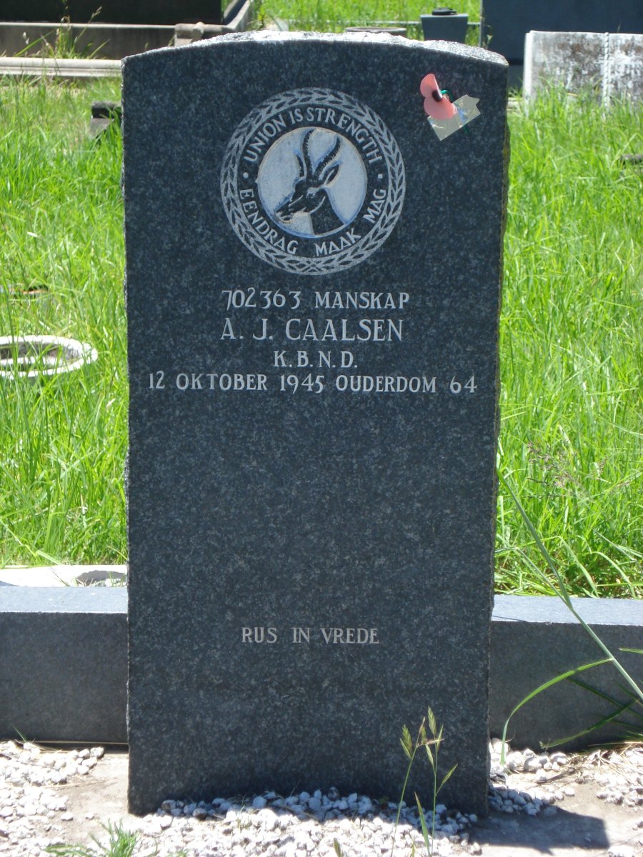 CAALSEN A. J. -1945