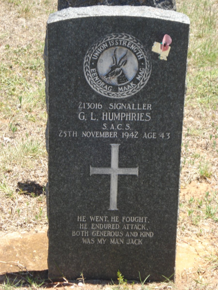 HUMPHRIES G.L. -1942