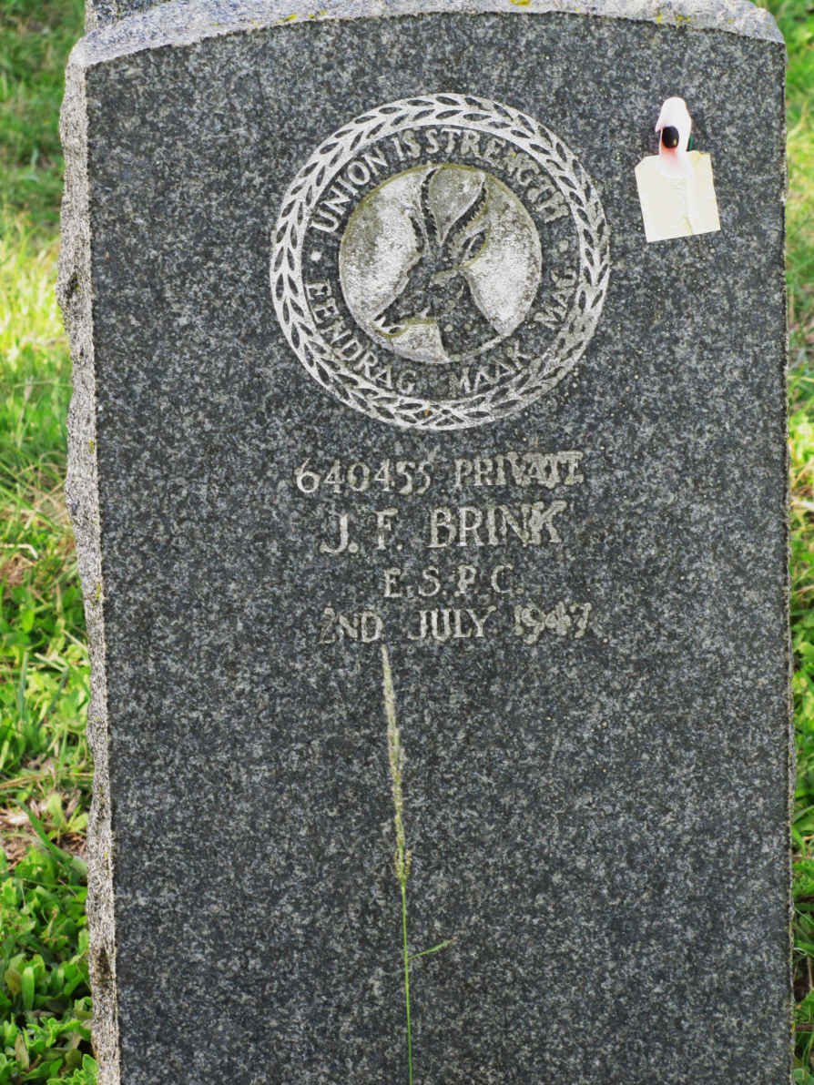 BRINK J.F. -1947