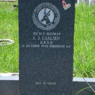 CAALSEN A. J. -1945