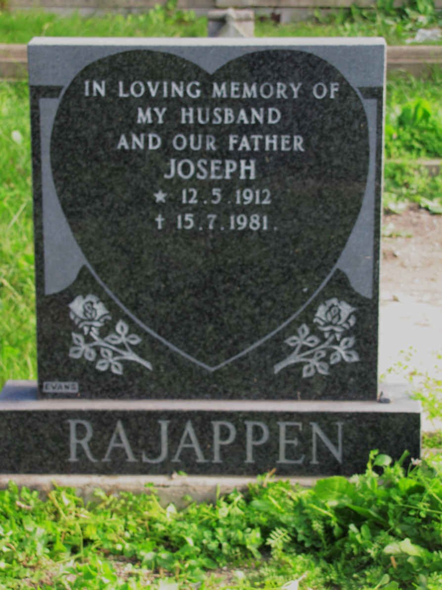 RAJAPPEN Joseph 1912-1981