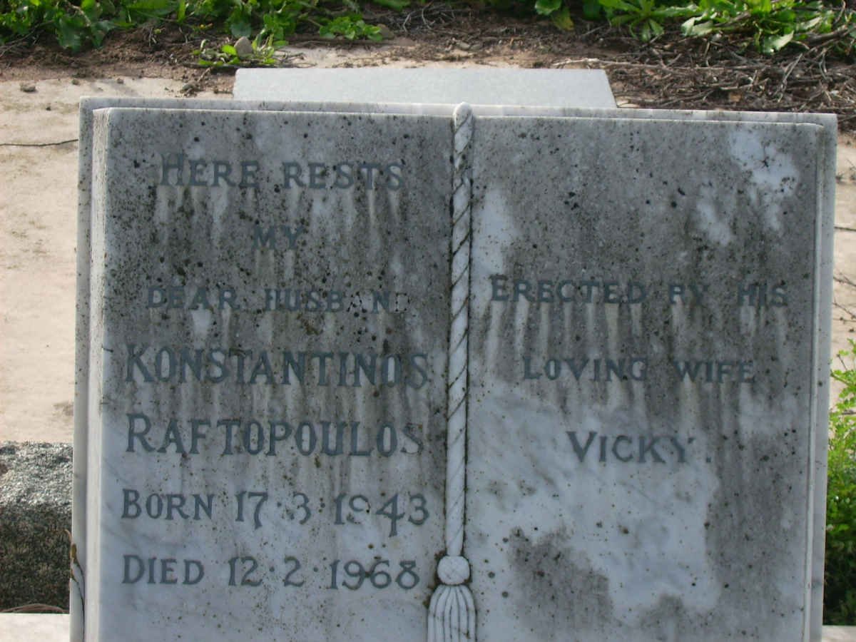 RAFTOPOULOS Konstantinos 1943-1968