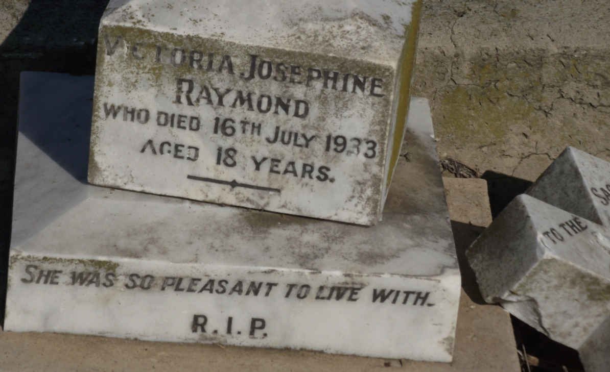 RAYMOND Victoria Josephine -1933