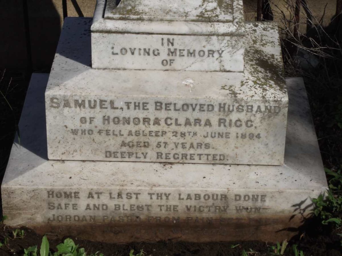 RIGG Samuel -1894