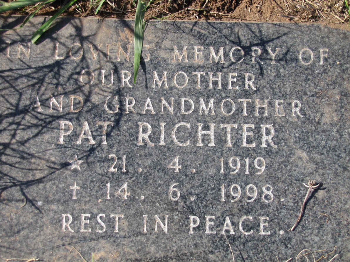 RICHTER Pat 1919-1998