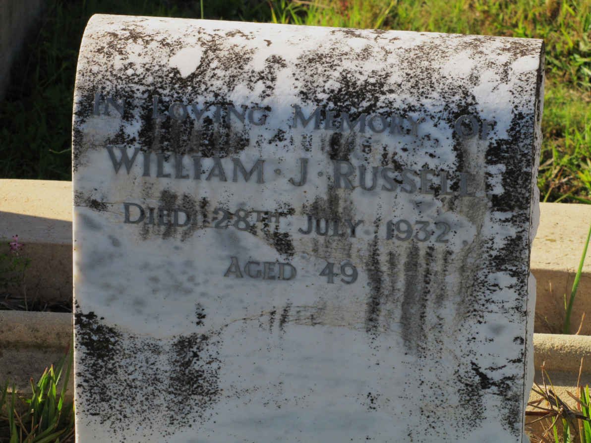 RUSSELL  William J. -1932