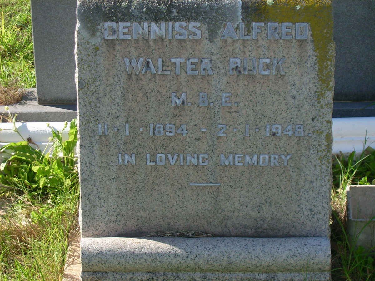 RUCK Denniss Alfred Walter 1894-1948