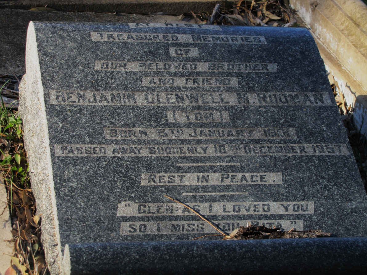 RUDMAN Benjamin Glenwell M. 1901-1957