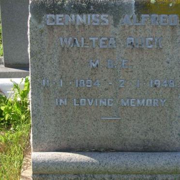 RUCK Denniss Alfred Walter 1894-1948
