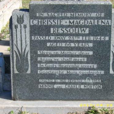 RESSOUW Chrissie Magdalena -1944