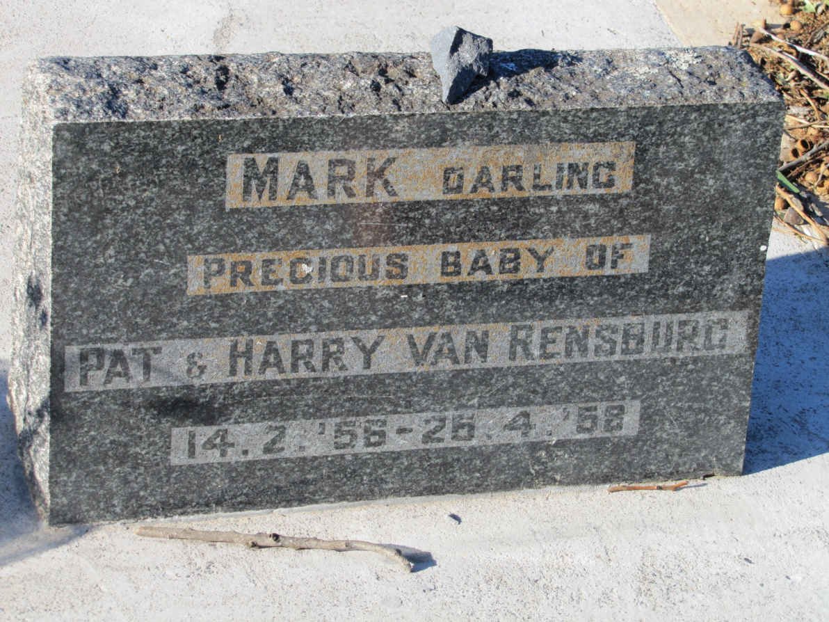 RENSBURG Mark, van 1956-1958