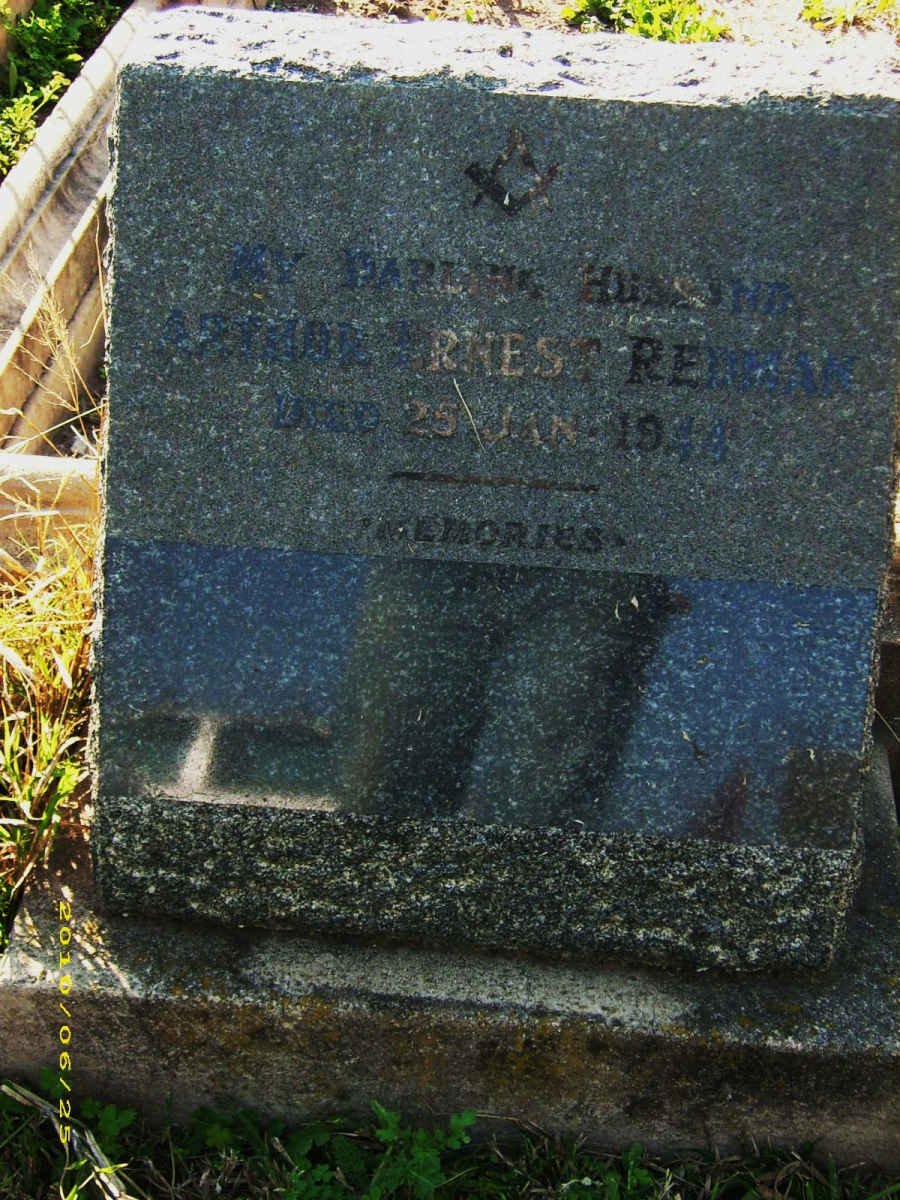 REDMAN Arthur Ernest -1944