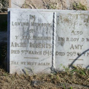 ROBERTS Archie -1945 &amp; Amy -1958