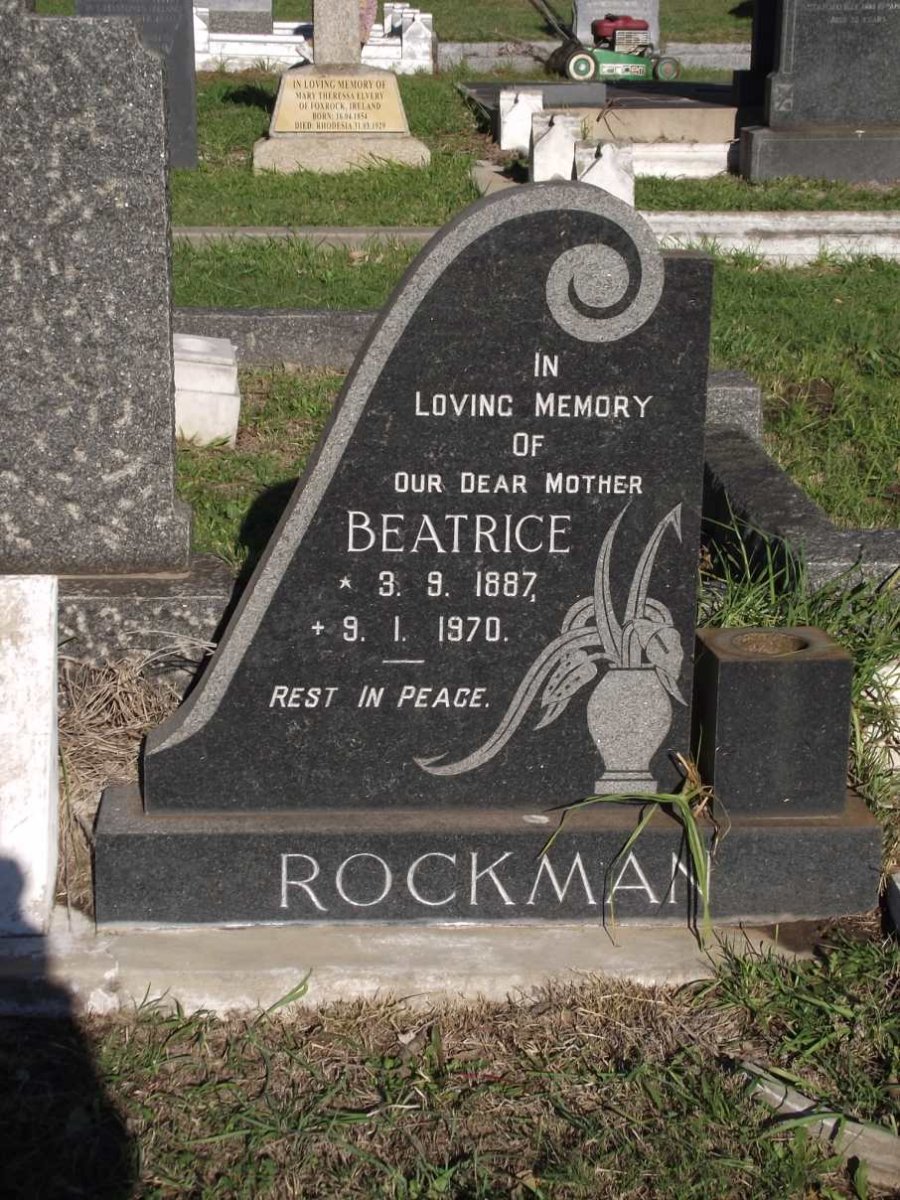 ROCKMAN Beatrice 1887-1970