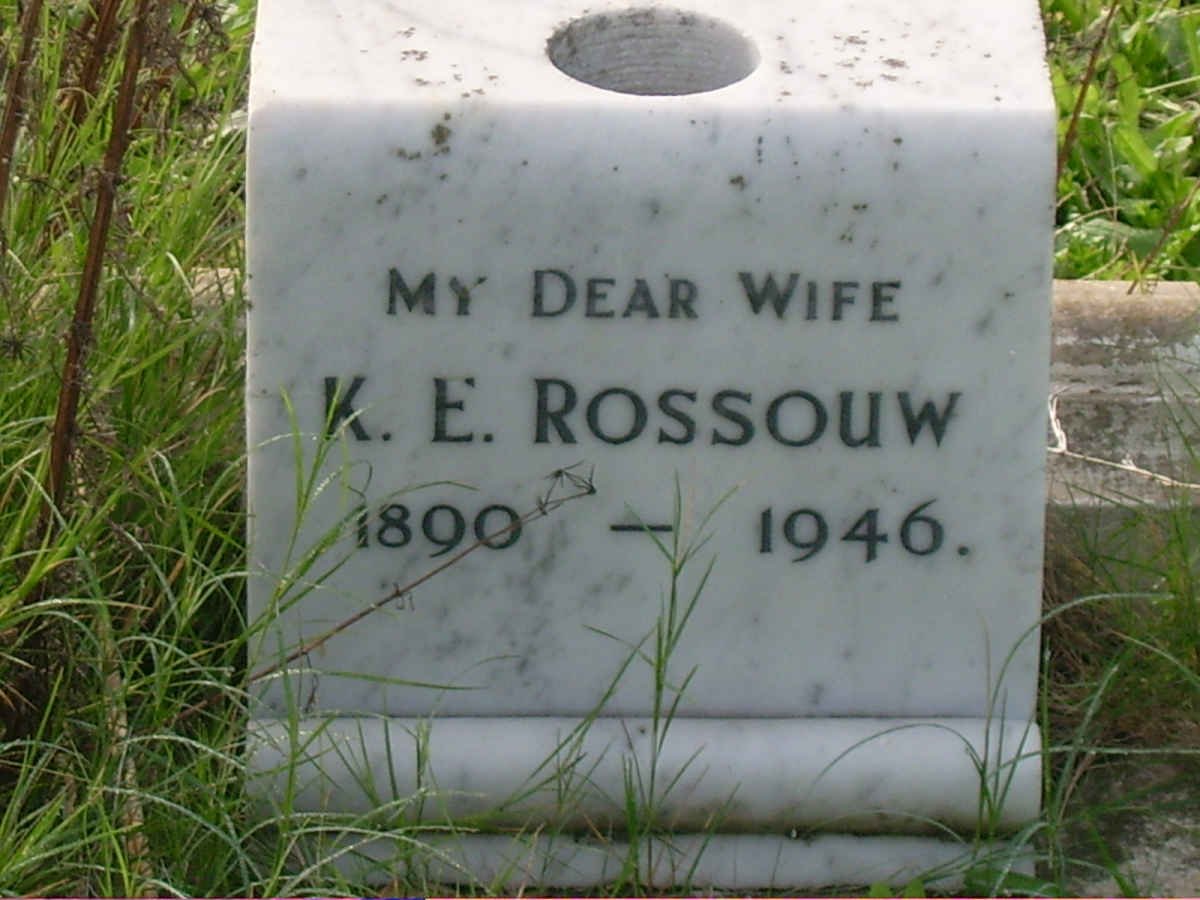ROSSOUW K.E.1890-1946