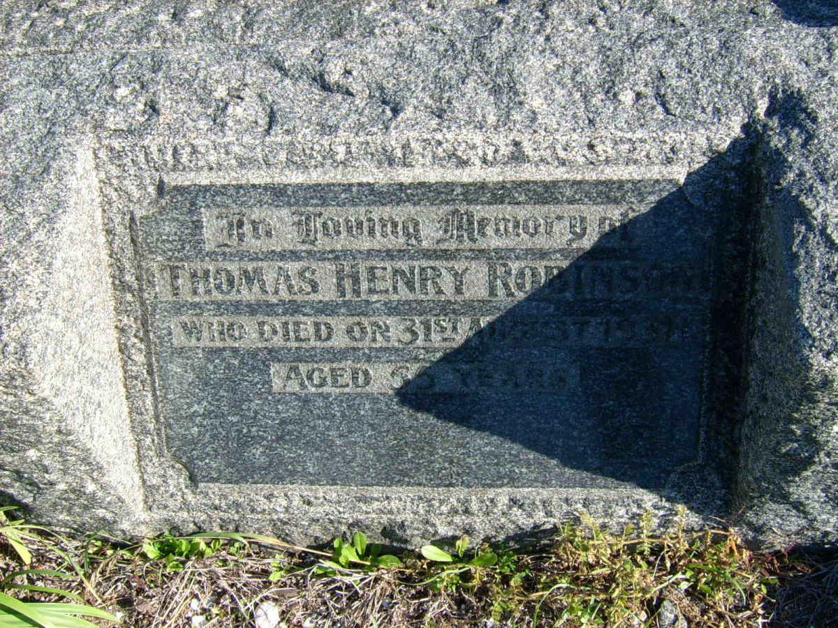 ROBINSON Thomas Henry 