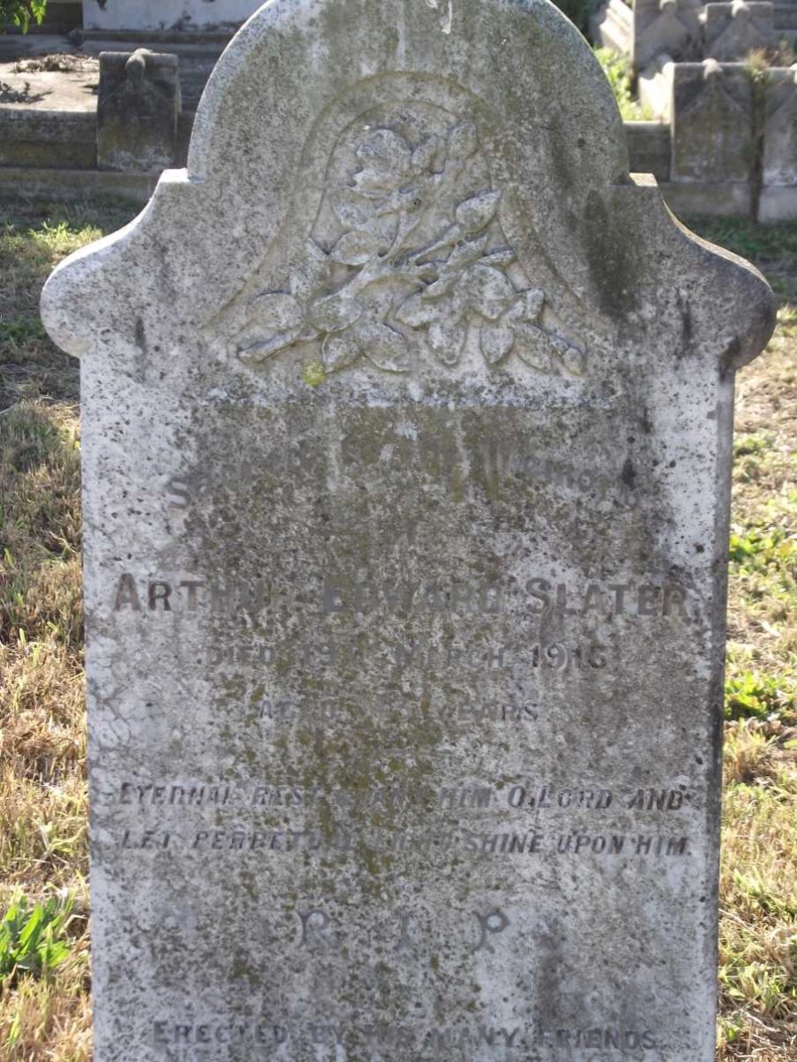 SLATER Arthur Edward -1916