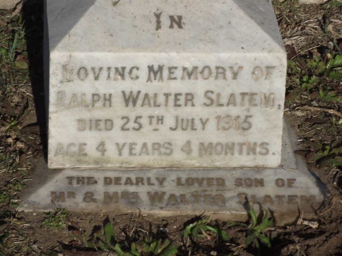 SLATEM Ralph Walter -1915