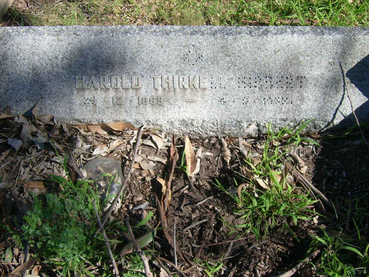 SIEBERT Harold Thirkell 1869 -???