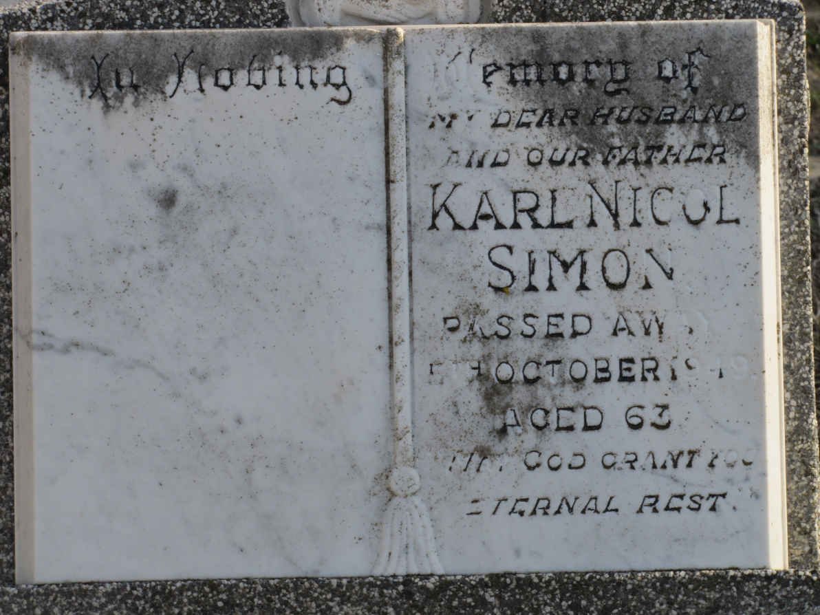 SIMON Karl Nicol -1949