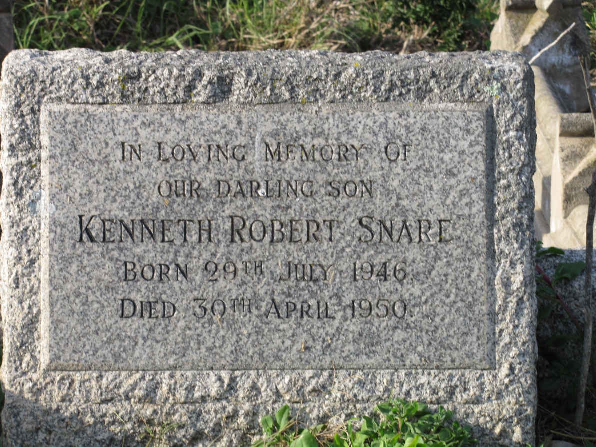 SNARE Kenneth Robert 1946-1950
