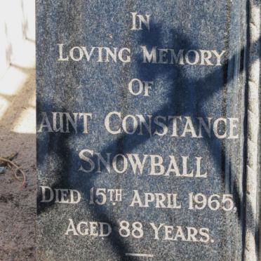 SNOWBALL Constance -1965