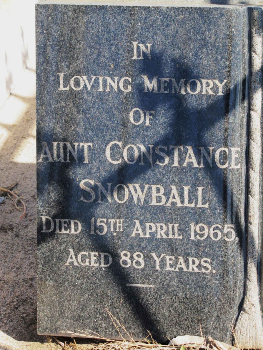 SNOWBALL Constance -1965