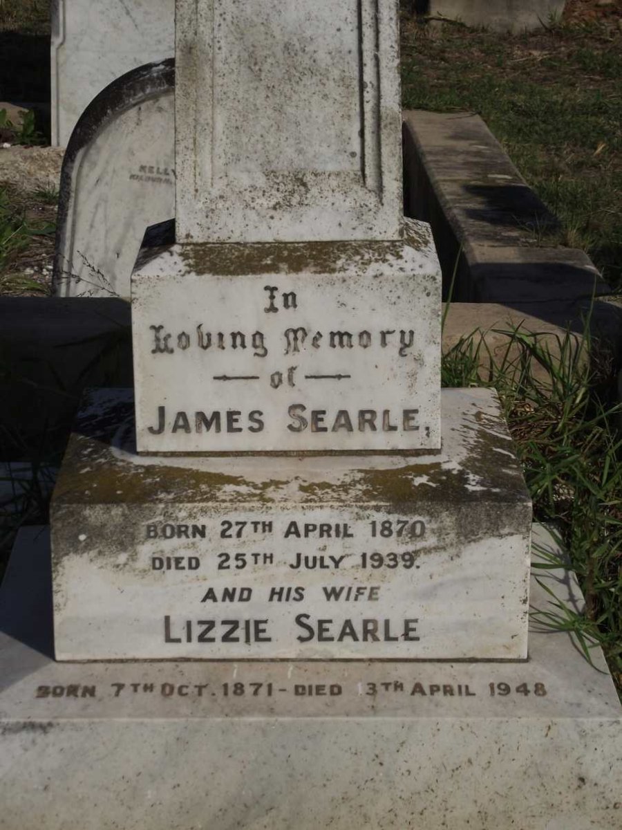 SEARLE James 1870-1939 &amp; Lizzie 1871-1948