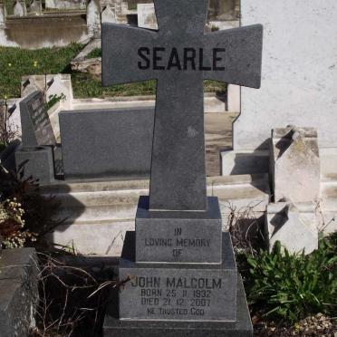 SEARLE John Malcolm 1932-2007