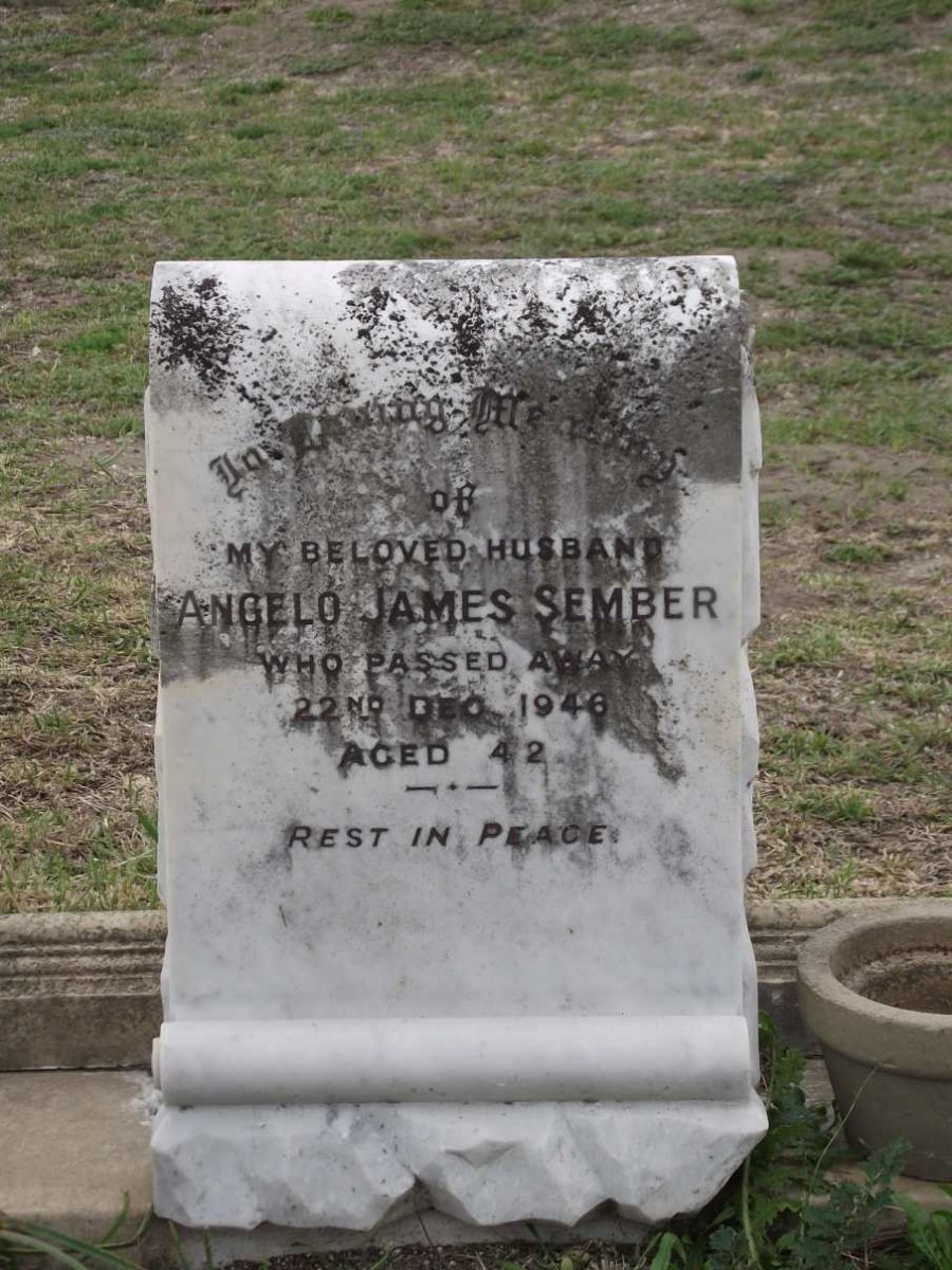 SEMBER Angelo James -1946