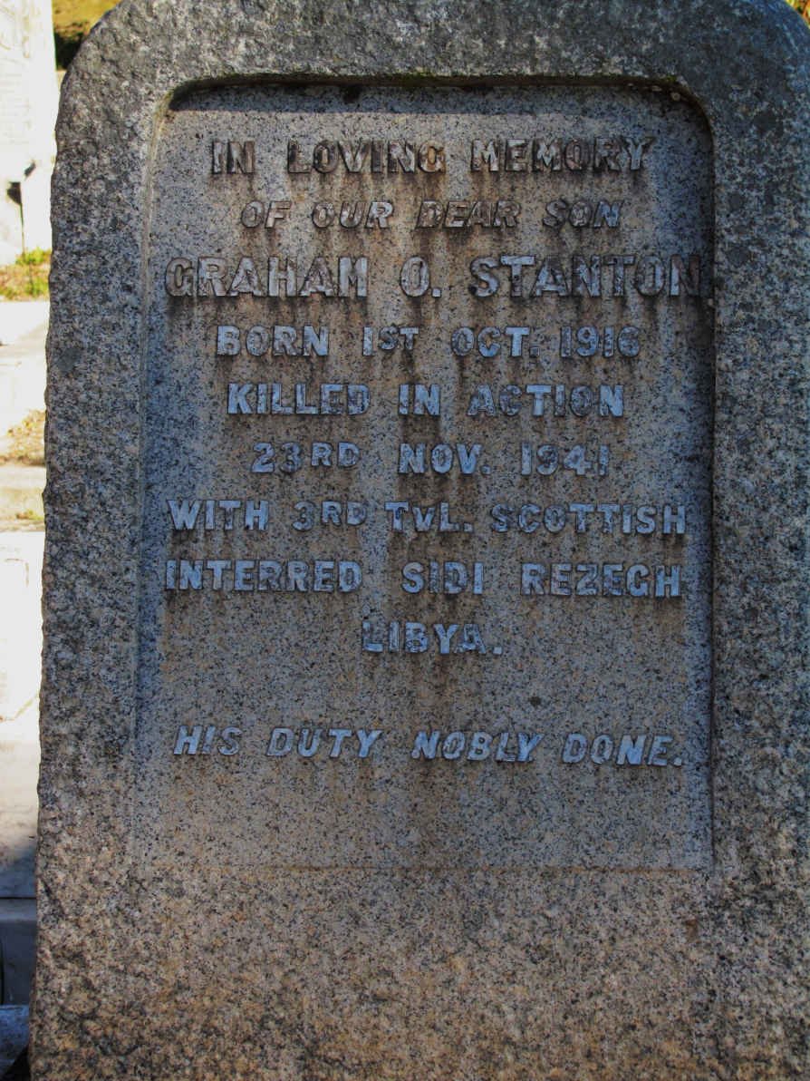 STANTON Graham O. 1916-1941