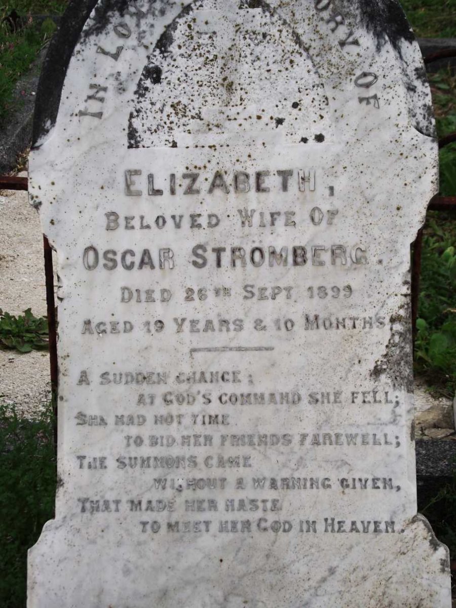 STROMBERG Elizabeth -1899