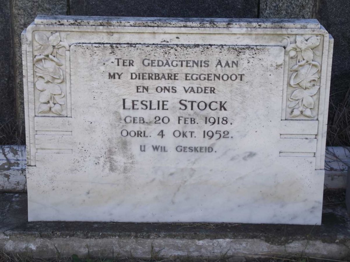 STOCK Leslie 1918-1952