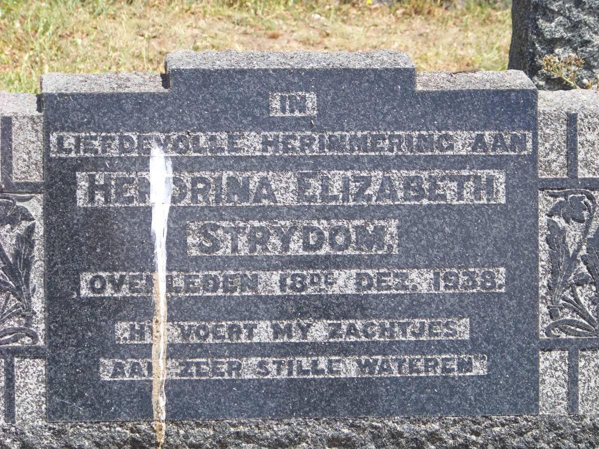STRYDOM Hendrina Elizabeth -1938