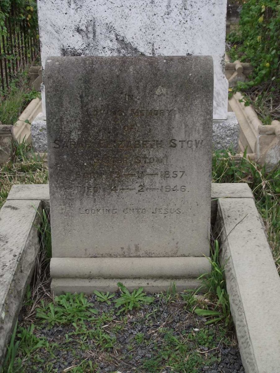 STOW Sarae Elizabeth 1857-1946