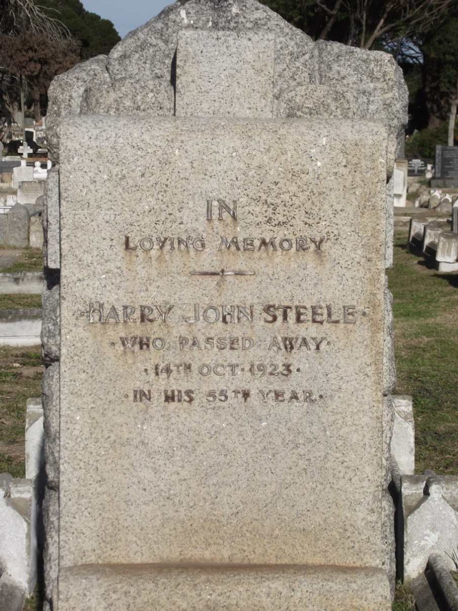 STEELE Harry John -1923