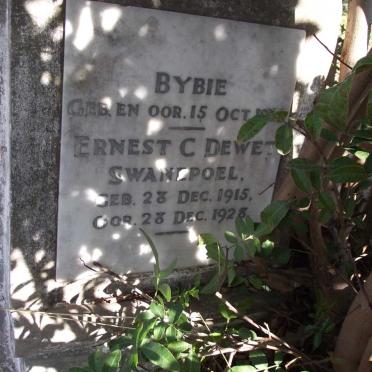 SWANEPOEL Bybie :: SWANEPOEL Ernest C. de Wet 1915-1928